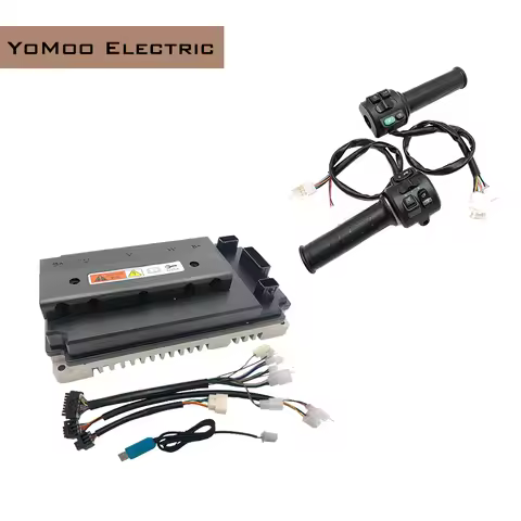 VOTOL EM-100 EM100 72V 100A 2000W 3000W Brushless DC Controller With T08 Hall Throttle For QS Wheel