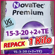 (1kg) Baja Buah NPK 15-3-20+2+TE Novatec Premium Ungu Behn Meyer Granular Fertilizer Fruiting 高品质果肥