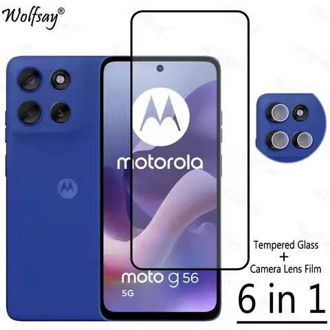 Full Cover Tempered Glass For Motorola Moto G56 Screen Protector For Moto G56 G 56 5G Camera Glass F