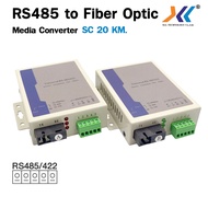 มีเดีย fiber to rs232  media converter ไฟเบอร์ออฟติก to rs232 Fiber To RS485 One