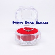 Cincin Diamond,berat 1.73gram Emas Putih750%