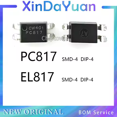 10pcs/100pcs PC817 EL817 PC817C EL817C PC817B SOP-4 SMD-4 DIP-4 Optocoupler HOT SALE