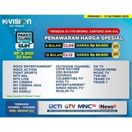 Receiver Dekoder Tv Bracket K Vision Cling Dan Paket Lainnya 1 Tahun