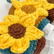 獨家設計 | 手工鉤織向日葵搓手液套(內附20ML搓手液)