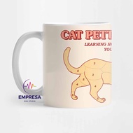 Cat Petting Guide Cat Mug