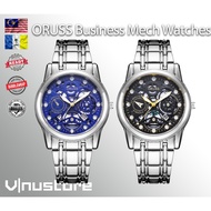 ORUSS Business Mech Men's Watch | Quartz Movement | new non-mechanical steel Gift Waterproof Calendar