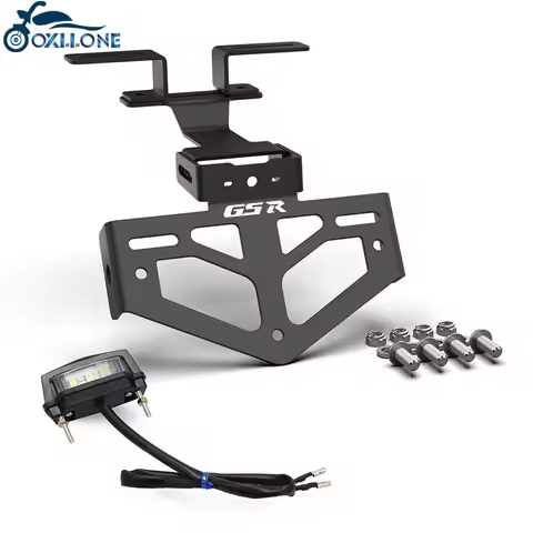 For Suzuki Bandit 1200/1250S/250 GSR400/600/750 GSX8S/8R GSF1200 GS500E License Plate Holder LED Lig