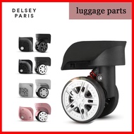 For Delsey Luggage Wheels Trolley Box Universal Wheel Parts Repair American Travel Luggage Box Wheel Replacement Wheel Castor Parts