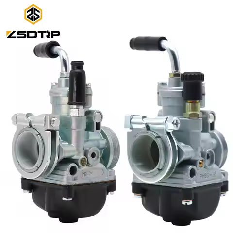 ZSDTRP Motorcycle PHBG Carburetor For 50-100cc Engine 4 stroke 17.5mm 19.5mm 21mm Racing motor PHBG1