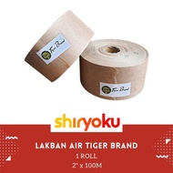 ready Lakban Air 2" Inch x 100M Gummed Paper Craft Tape Tiger Kraft 1