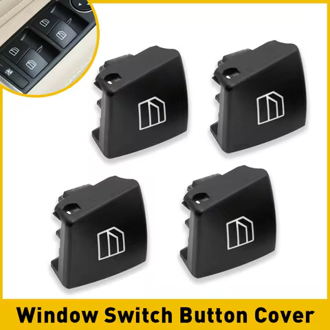 4Pcs/Set Window Switch Button Cover Cap For Mercedes-Benz C-Klasse W204 C180 C200 C220 C230 GLK-Klas