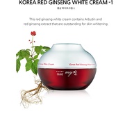 Whitening cream opens Korean red ginseng bruises