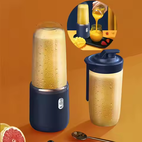 Portable Blender Bottle Electric 6 Blades Multifunction Juice Blender Fresh Juice Smoothie Blender I