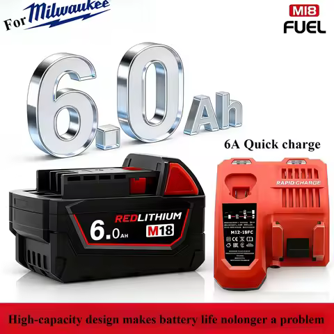 For Original Milwaukee M18 Battery,M18 HB8 18V 48-11-1815 2604-22 2604-20 21700 High-Power Power For