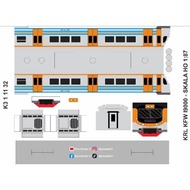 Stiker Pola Kereta Api Listrik Krl Kfw I9000