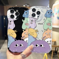 Fashion Cartoon Wave Casing for Samsung A72 A73 A52 A53 A54 A55 A56 A32 A33 A34 A35 A36 A22 A23 A24 