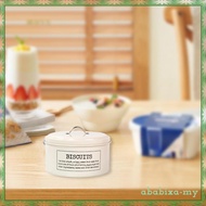 [AbabixaMY] Biscuit Storage Container Round Large Capacity Multifunctional with Lid Snack Storage Ti