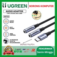 UGREEN CABLE AUDIO C TO JACK 3.5MM 25CM SILVER - 30732