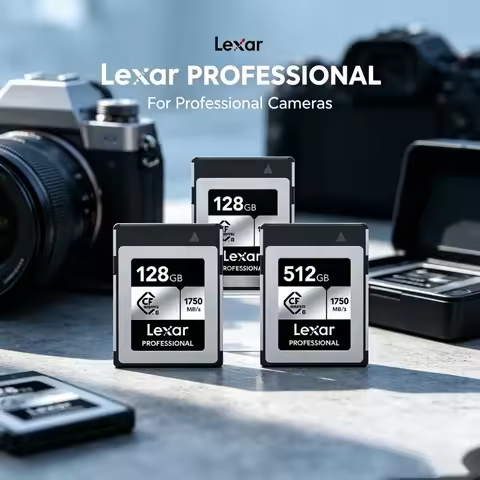 512GB 256GB 128GB Professional High Speed CFexpress Card Original Lexar Silver Type B Memory Card fo