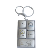 ATNV Cute Design Decompression Button Toy 5 Keys Creative Style Seal Keyboard Pendant Popular Bag Ha