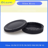 Rear Lens Cap Cover and Camera Body Cap For Nikon Z5/Z6/Z7/Z7Ⅱ/Z6/Z6Ⅱ/Z50/ZFC/BF-N1