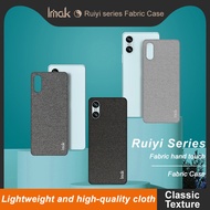 Imak Classic Fabric Casing Sony Xperia 10 VI Shockproof Cover Xperia10 Mark 6 Hard PC Cloth Back Cas