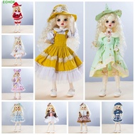 ECHOX 30cm Doll in Costume Cloth, Fashion Accessories 30cm Doll Dress Set, Doll Changing Clothes Cut