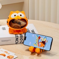 Garfield Phone Stand Cute Style Desktop Phone Stand Office Desktop Decoration Ceramic Stand Decorati