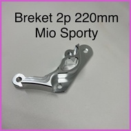♣ ♆ ❃ ◩ 2 PISTON CALIPER BRACKETS MIO SPORTY MIO LAMA MIO 5TL 2P BRACKETS MIO SPORTY DISC 220MM PNP