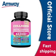 100 % genuine Collagen Peptide I II III VX - Biotin, Keratin, Hyaluronic Acid 64,000MCG