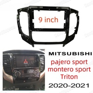 player fascia 2din car android head unit accessories dash mounting kits stereo panel for MITSUBISHI pajero sport montero sport Triton 2020 2021 9 inch radio frame