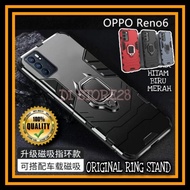 OPPO RENO 6 4G HARDCASE TRASFORMER RING STAND MAGNET COVER ARMOR TPU