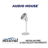 MISTRAL MHV-998R 10" HIGH VELOCITY FAN W/REMOTE COLOUR : WHITE ***1 YEAR WARRANTY***