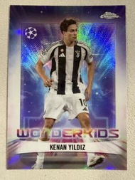 (Kenan Yildiz) 2024-25 Topps Chrome UEFA Club Competitions Wonderkids Kenan Yildiz #球星卡 #足球卡 #Topps 