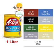 Davies Acreex 1 Liter Rubberized Chlorinated Floor Coating Paint Litro 1L