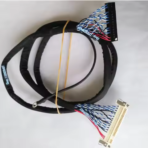 1.0 Pitch 30p 30pin Fi-x30h Fi-x30hl Lvds 2ch 8bit Lcd Screen Cable Line 1.0mm Spacing 30 Pin P2407p