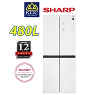 Sharp Multi Door Fridge 480L Avance Refrigerator - SJF489GW / SJF489MK