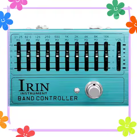IRIN Band Controller Electric Guitarra Effect Pedal 10 Band EQ Equalizer Effect True Bypass Pedal AN