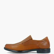 On Brown sepatu ORIGINAL Pria Skechers Leather Pantofel Slip Aloro BNI