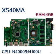 X540MA Motherboard for ASUS Vivobook X540M X540MA X540NA Laptop Motherboard with N4020 / N4000 / N41