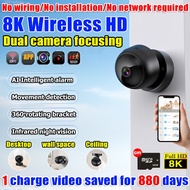 【No network required】cctv wireless outdoor hidden cctv mini tanpa wayar connect phone spy wireless c