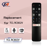 Origianl New Replacement RC802V Smart Voice  Remote Control fit for TCL Smart TV Remote Control  with Voice Function