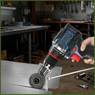 Metal Cutter Electric Portable Attachment Sheet Metal Tools for Roofing HVAC Ductwork Siding Automot