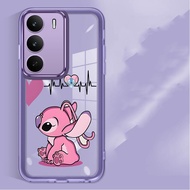 realme C71 C73 5G Cute Stitch Frosted Crystal Clear Case Shell Disney Cover