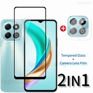 2 in 1 Screen Protector Tempered Glass Film For Honor X6B X6C X6A X9A X9B X8A X8B X7A X7B X 6B X 9B 