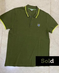 KENZO POLO SHIRT DEWASA PRIA SIZE L SECOND (Preloved)