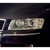 【JR 佳睿精品】2004-2008 AUDI A8 改裝 鍍鉻大燈框 前燈框 頭燈 飾條 電鍍 台灣製