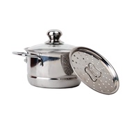 Royal Life Steamer Pot (16,20,22,24,26,28cm) Stainless Steel/Steaming Pot/Stainless Langseng