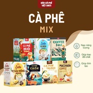 [MIX FLAVORS] Coffee Mix with 7 Rich Flavors, Rich Fragrance, Convenient to Brew Immediately, Rechar