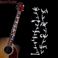 RHYTHM Cross Inlay Decals Ultra Thin Musical Instrument Guitar Inlay Sticker Acoustic Guitar Bass PE